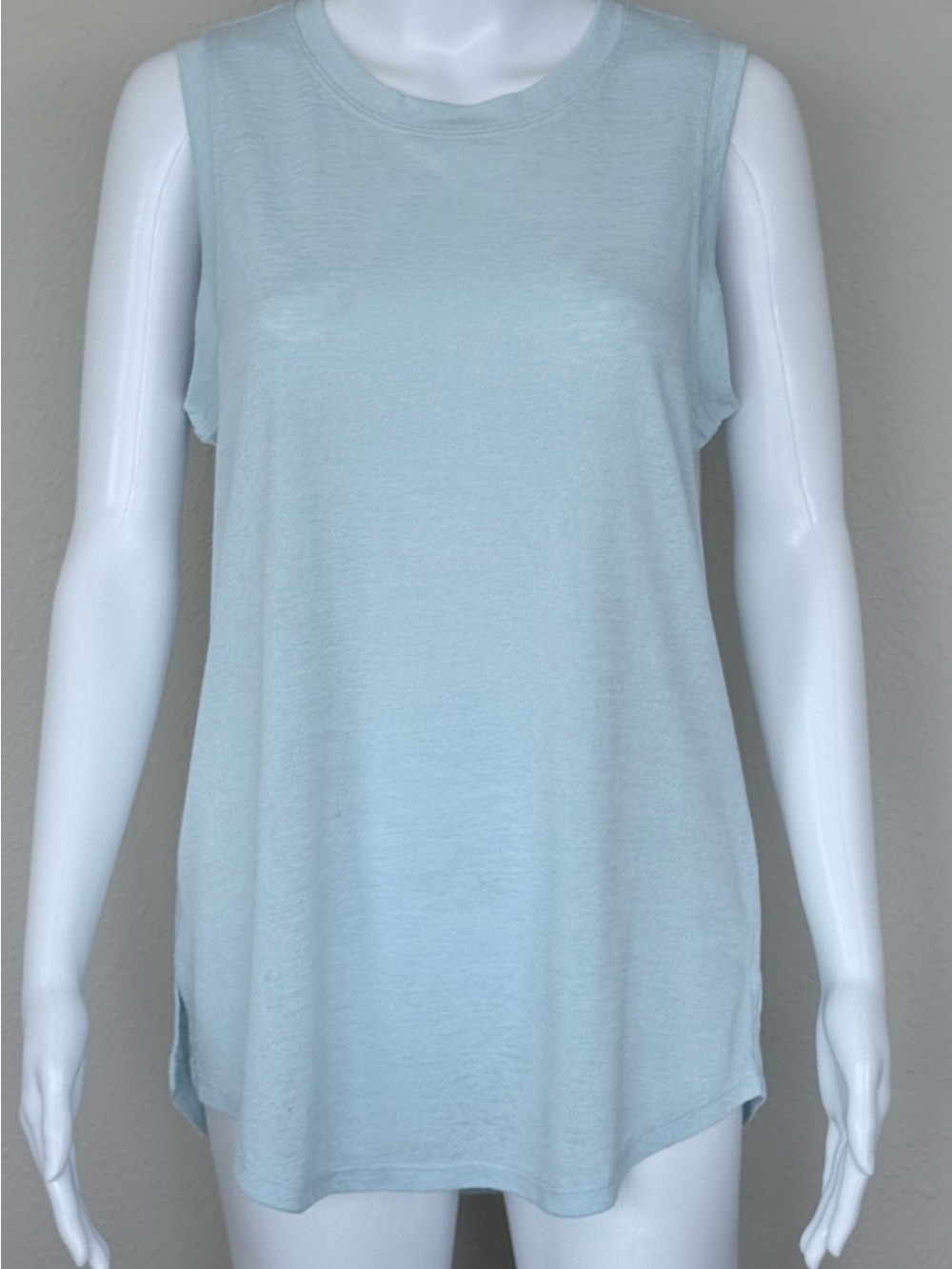 Athleta Light Blue Sleeveless Tank Top